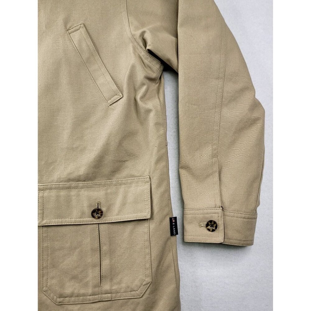 E-Land U.S.A. Authentic Brand Boys Beige Barn Jacket Corduroy Collar Size 8 - Picture 10 of 15